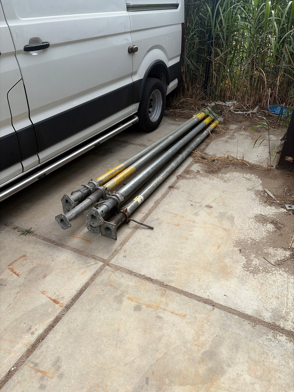 6 stempels 3 meter, Ophalen