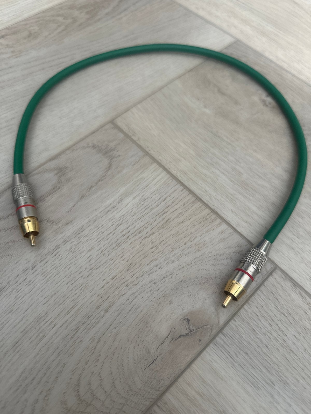 Groene Interlink-kabel - Hoge Kwaliteit Audio, Ophalen of Verzenden, Zo goed als nieuw, Minder dan 2 meter, Interlink-kabel