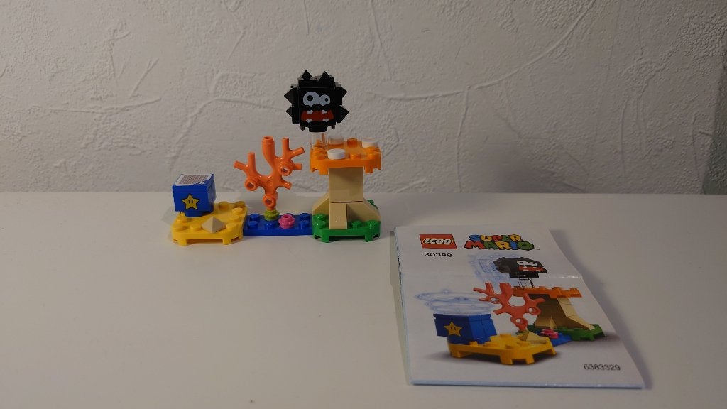 Lego Super Mario 30389 Fuzzy & Mushroom Platform, Gebruikt, Overige thema's, Lego, Inclusief instructies