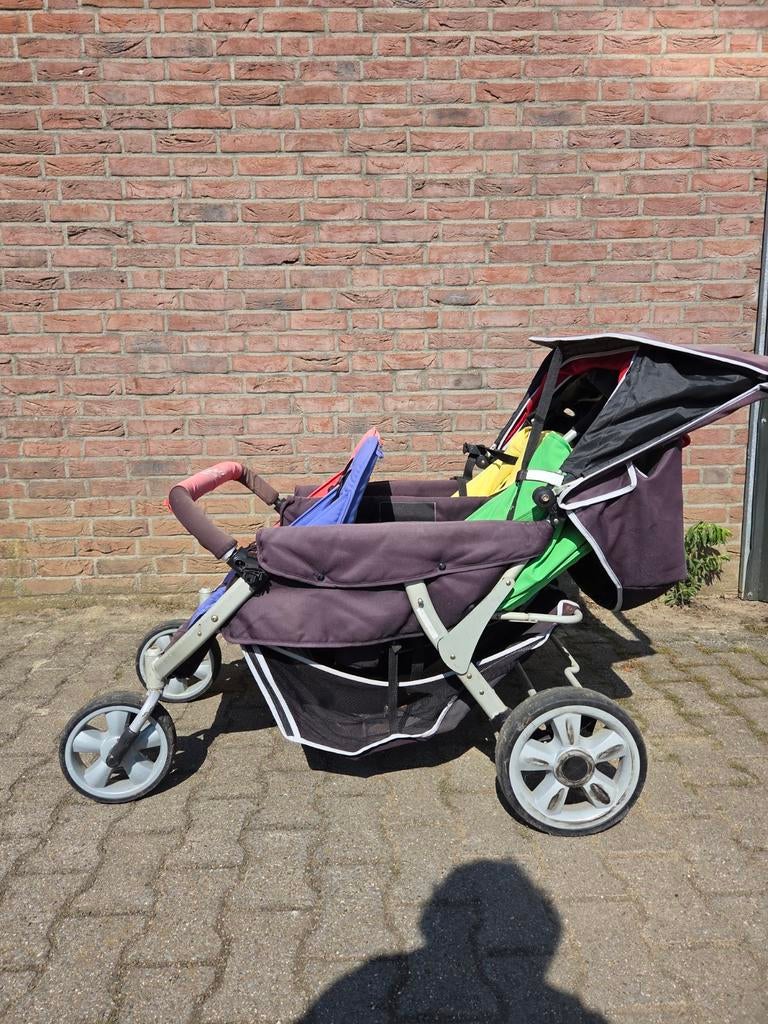 Familidoo kinderwagen - vierlingwagen, Ophalen, Gebruikt, Kinderwagen, Overige merken