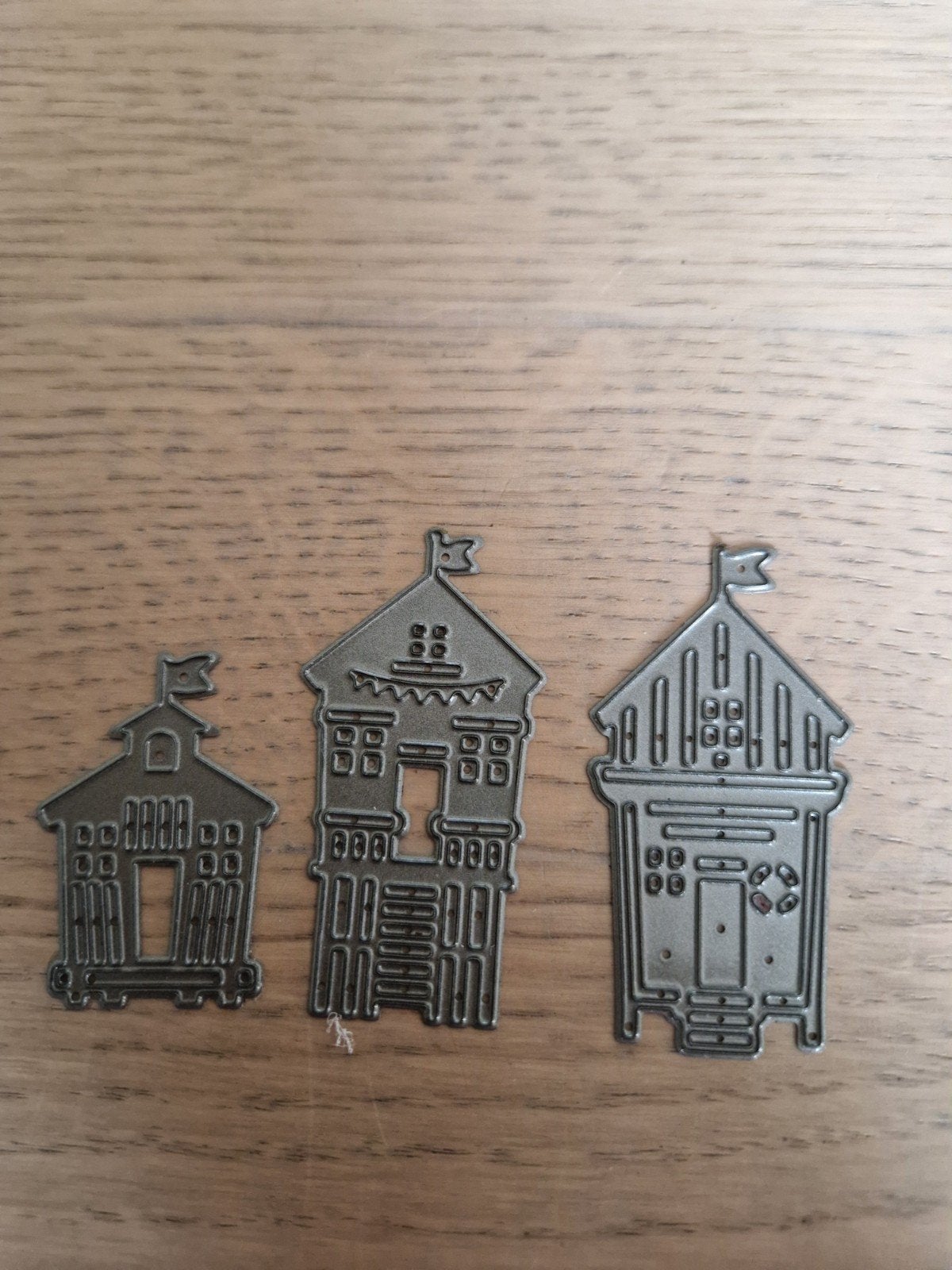 Snijmallen Strandhuisjes - Perfect voor Zomerse Creaties, Hobby en Vrije tijd, Kaarten | Zelf maken, Ophalen of Verzenden, Gebruikt