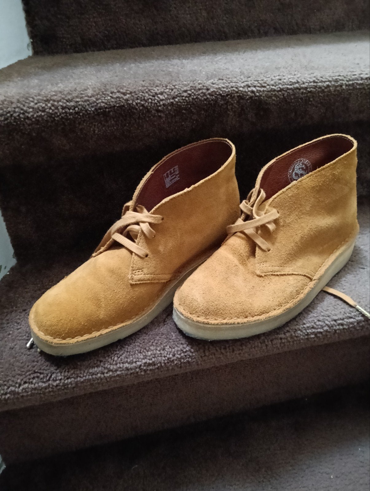 Clarks Desert Boots - Suède - Maat 38, Kleding | Dames, Schoenen, Bruin, Lage of Enkellaarzen, Ophalen of Verzenden, Zo goed als nieuw