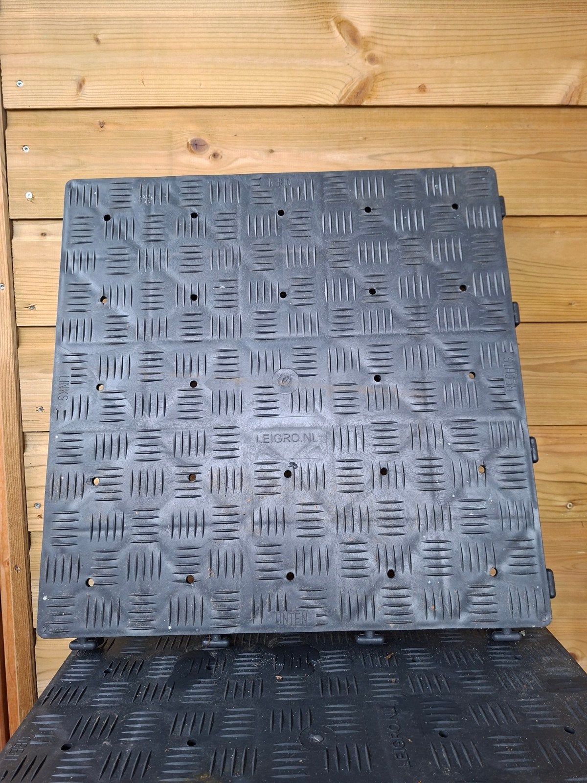 Kunststof terrastegels / vloertegels - 9 m², Tuin en Terras, Ophalen, Kunststof, Gebruikt, 10 m² of meer