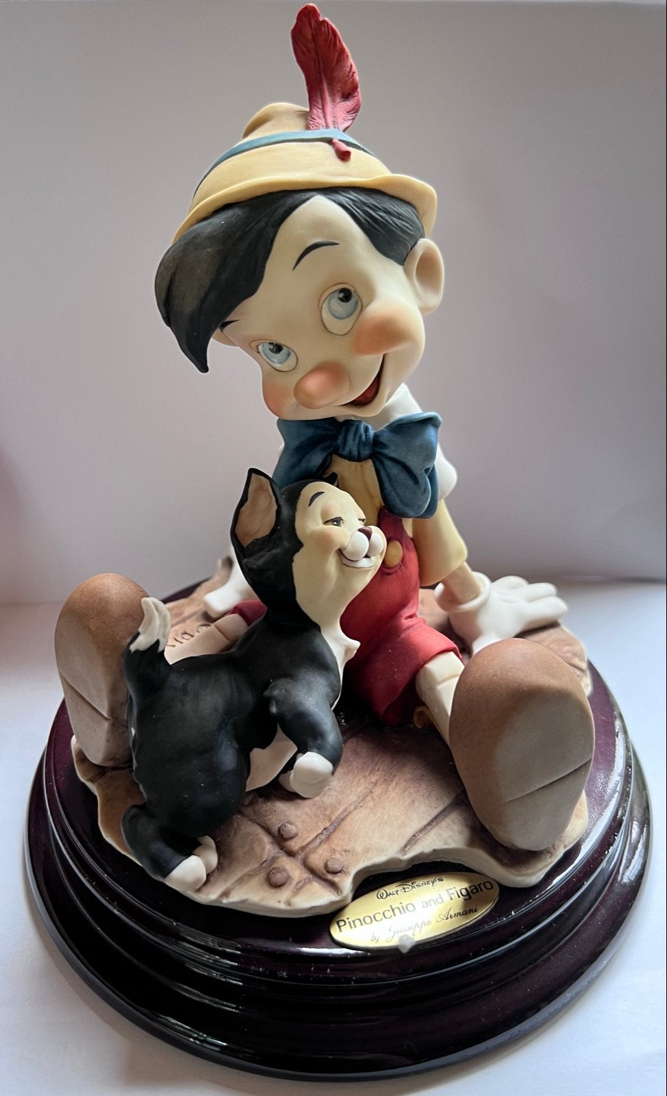 Disney Pinocchio en Figaro beeldje - Giuseppe Armani, Verzamelen, Ophalen of Verzenden, Zo goed als nieuw, Beeldje of Figuurtje