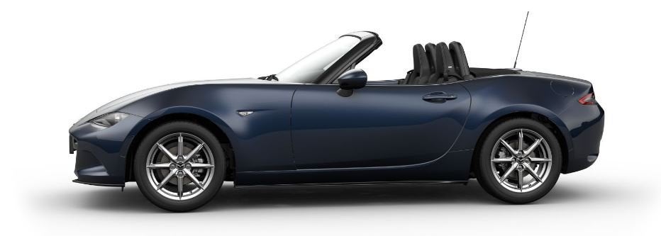 Mazda MX-5 1.5 SkyActiv-G 132 pk Exclusive-Line | CARPLAY |, Auto's, Achterwielaandrijving, 978 kg, Zwart, 4 cilinders