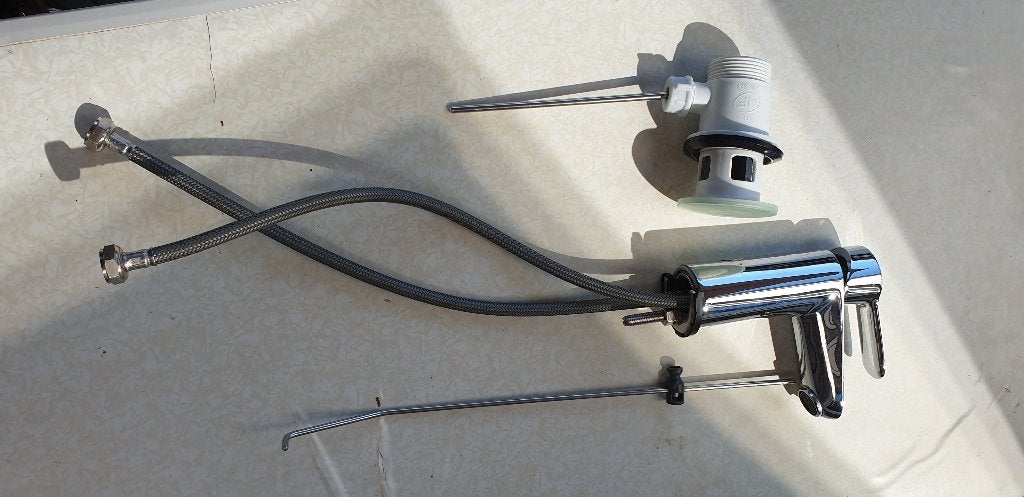 Grohe wastafelkraan, Doe-het-zelf en Verbouw, Sanitair, Ophalen, Nieuw, Chroom, Kraan