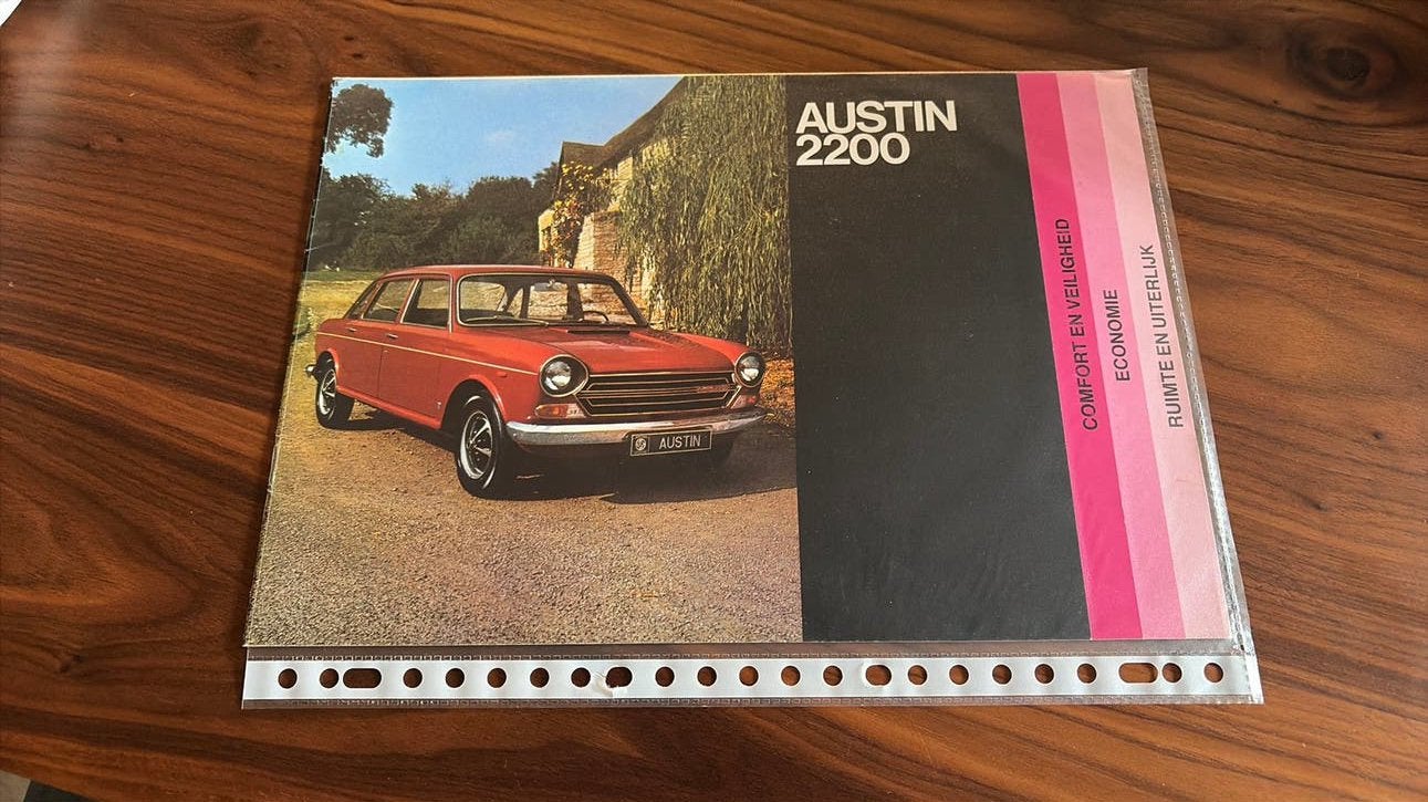 Austin 2200 brochure, Ophalen of Verzenden, Zo goed als nieuw, Overige merken
