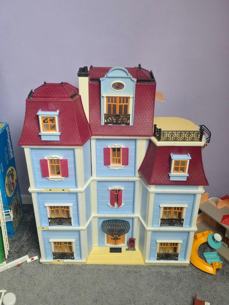 Playmobil Groot Herenhuis 70205 met extra verdieping, Kinderen en Baby's, Speelgoed | Playmobil, Ophalen of Verzenden, Zo goed als nieuw