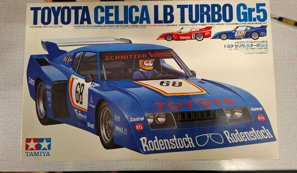 TAMIYA toyota celica gr 5 BOUWDOOS 1;20, Ophalen of Verzenden, Nieuw, Auto