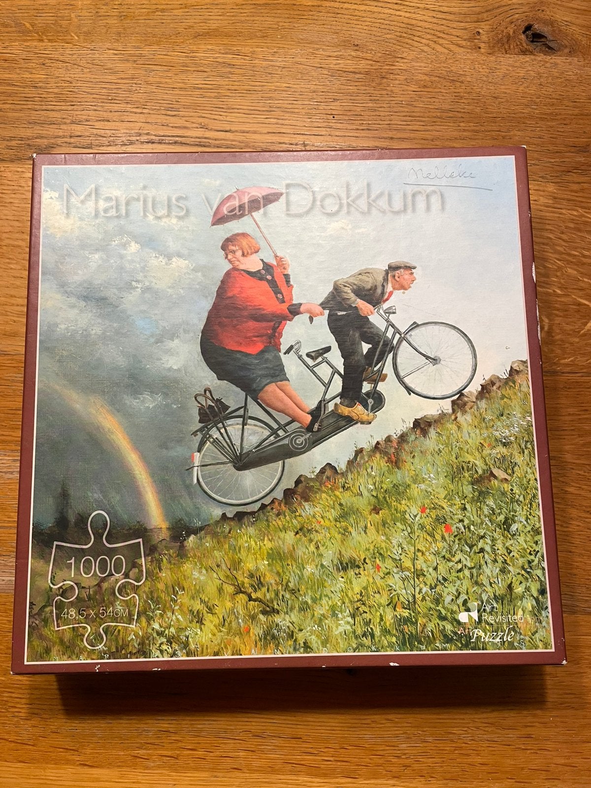 Puzzel Marius van Dokkum. 1000 stukjes.  Weer standem, Ophalen of Verzenden, 500 t/m 1500 stukjes, Zo goed als nieuw, Legpuzzel