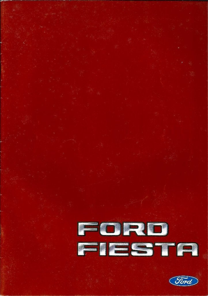 Folder Ford Fiesta Februari 1981, Ophalen of Verzenden, Gelezen, Ford
