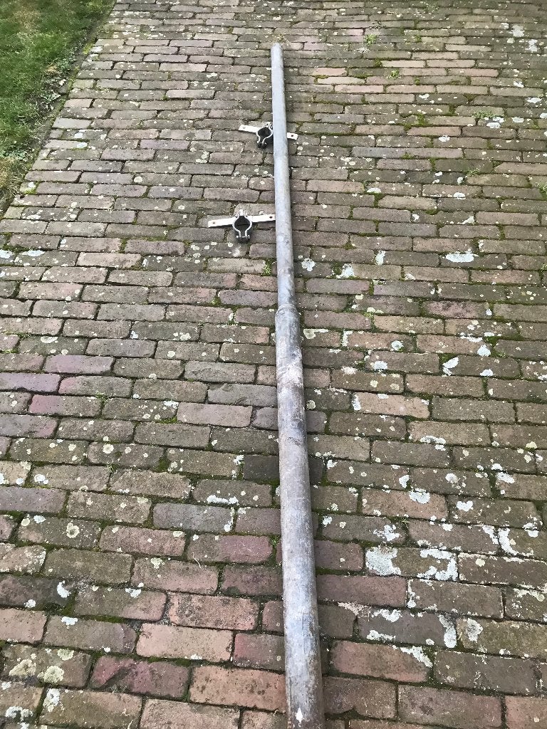 stalen flessenmasten met 2 beugels, Ophalen, Gebruikt, 250 mm of meer, Overige typen