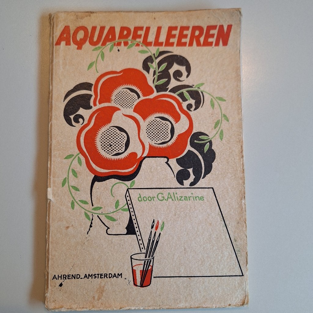 Aquarelleeren, 1939, Gelezen, Ophalen of Verzenden, Alizarine, Schilder- en Tekenkunst