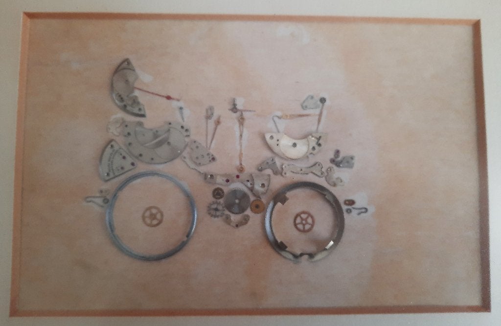 auto delahaye 1896 - gemaakt van horloge onderdelen, Ophalen of Verzenden