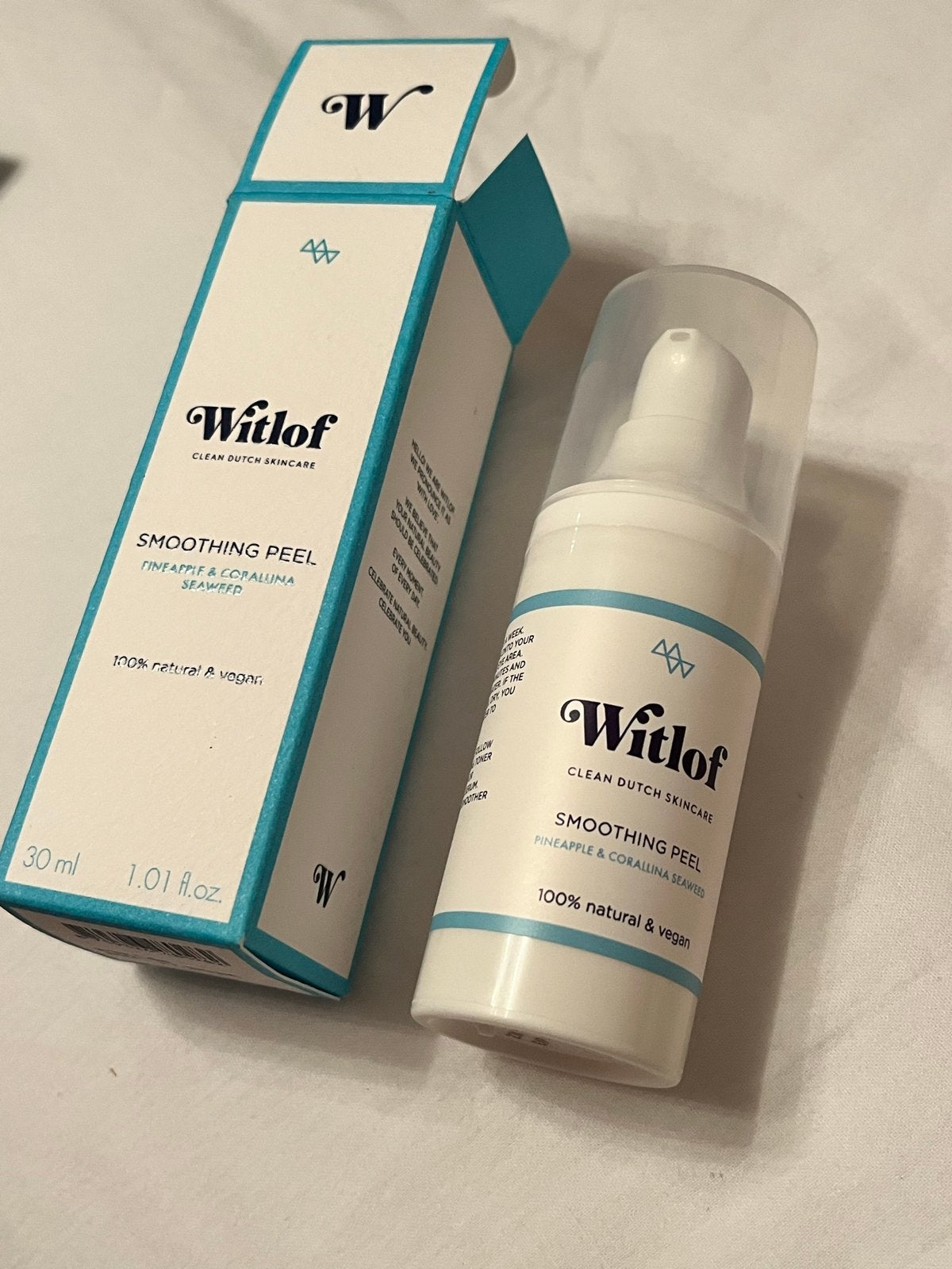 Witlof Smoothing Peel - Natuurlijke & Vegan Gezichtspeeling, Ophalen of Verzenden, Nieuw, Gehele gezicht, Reiniging