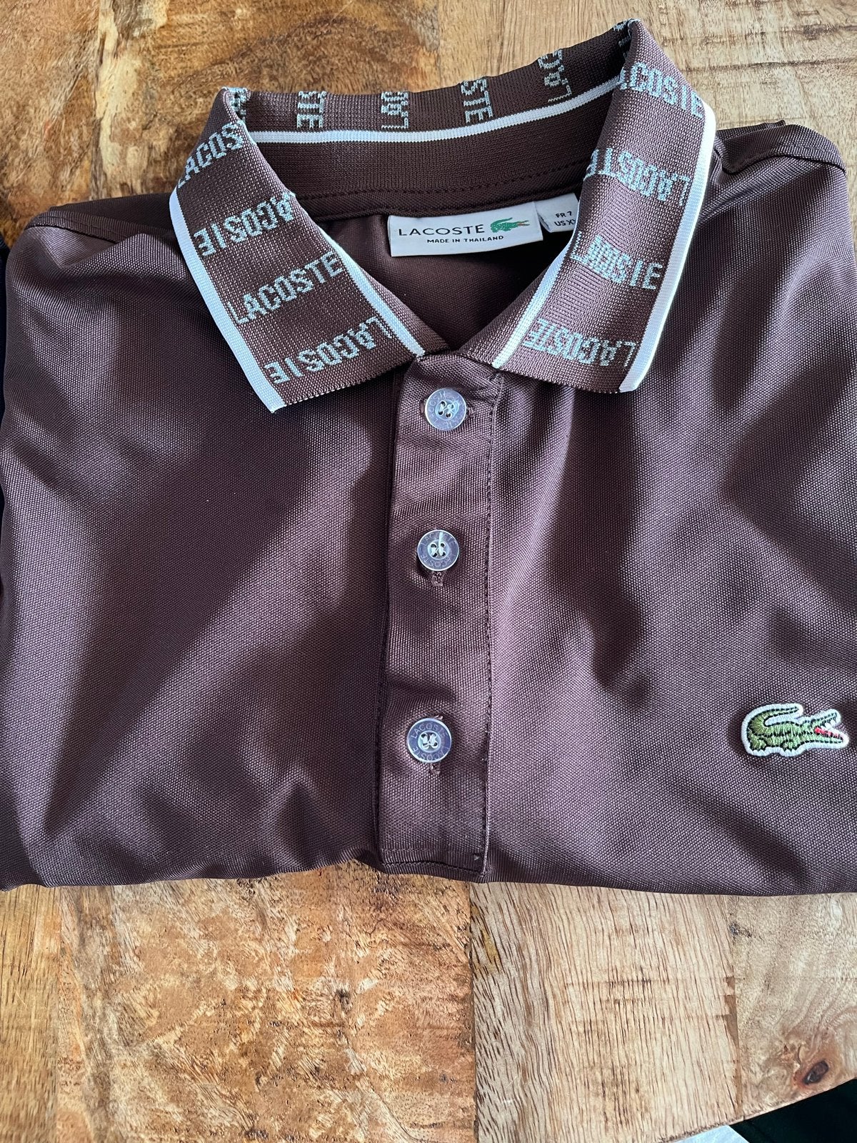 2x Lacoste Polo Heren - Bruin & Navy Blauw - Maat XXL, Ophalen of Verzenden, Zo goed als nieuw, Overige maten, Bruin