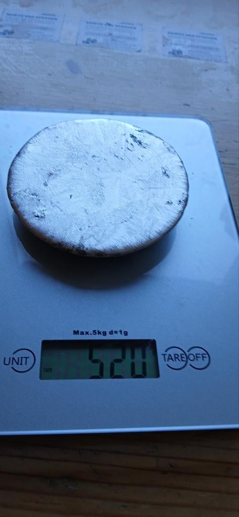 Zelf gesmolten tin 97% puur tin 1768 gram, Ophalen of Verzenden