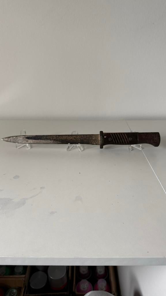 Originele K98 Bajonet - Tweede Wereldoorlog, Ophalen of Verzenden, Landmacht, Duitsland, Mes of Dolk