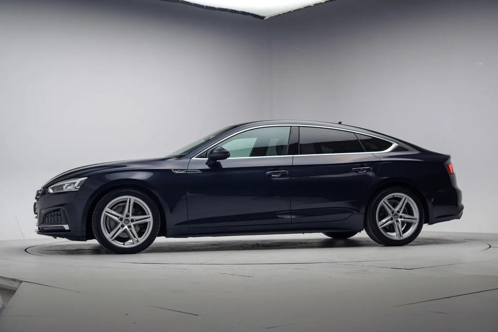 Audi A5 Sportback 2.0 TFSI MHEV 190pk S-Line Aut. [ 2x S-lin, Automaat, Gebruikt, 1984 cc, Blauw