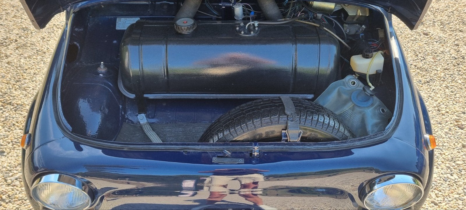 FIAT 500 R. te koop zeer nette oldtimer kleur blauw, foto 8