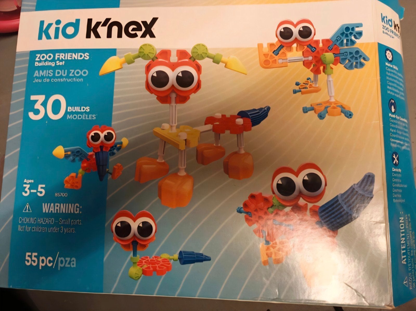 Kid K'nex zoo en extra set, Kinderen en Baby's, Speelgoed | Bouwstenen, Ophalen of Verzenden