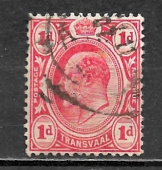 Transvaal 1905 Koning Edward VII nwe kleuren, Ophalen of Verzenden, Zuid-Afrika, Gestempeld