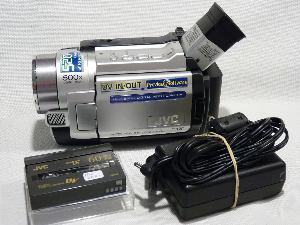 JVC GR-DVL167EG MiniDV, accu+oplader, Audio, Tv en Foto, Videocamera's Digitaal, Mini dv, Gebruikt, 20x of meer, Ophalen of Verzenden