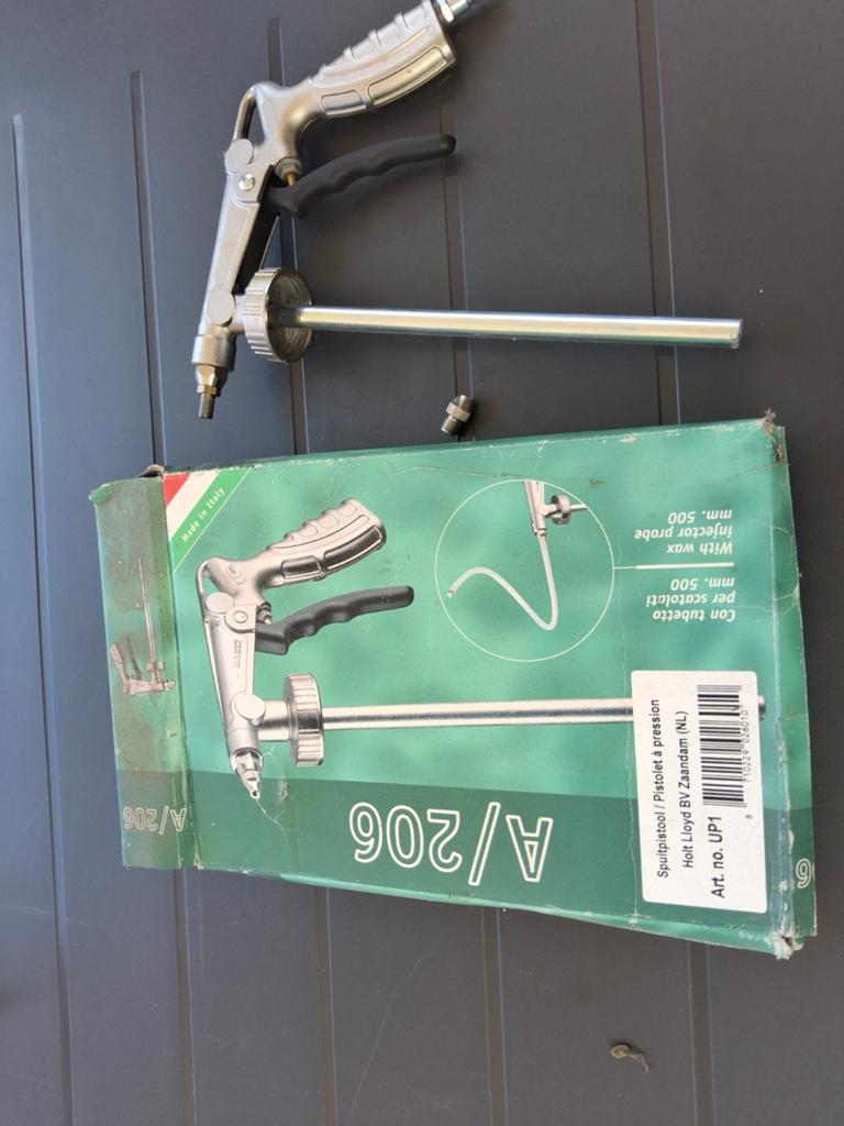 Spuitpistool voor anti-roest en underbody coating, Ophalen of Verzenden, Gebruikt