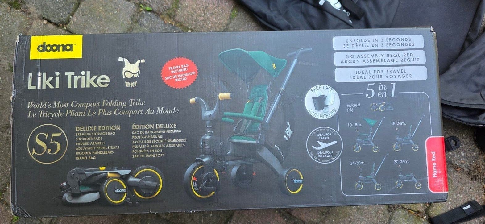 Doona Liki Trike S5 - Luxe uitvoering, Ophalen, Gebruikt, Doona