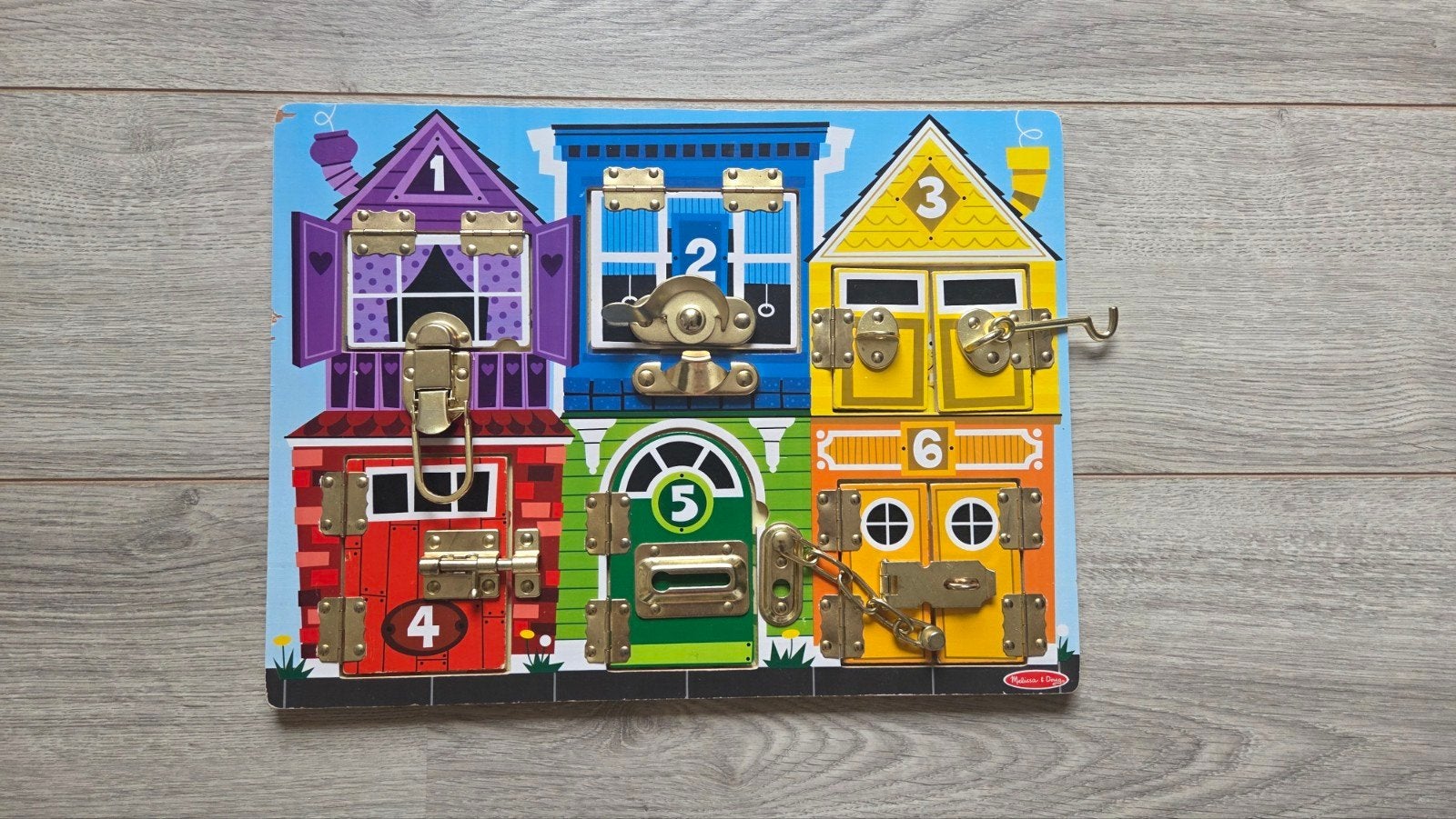 Melissa & Doug Slotjesbord - Educatief Houten Speelgoed, Kinderen en Baby's, Speelgoed | Educatief en Creatief, Ophalen, Zo goed als nieuw