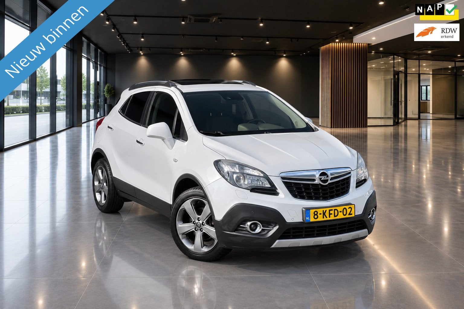 Opel Mokka 1.6 COSMO SCHUIFDAK FULL OPTIONS, Auto's, Voorwielaandrijving, Euro 5, 15 km/l, Gebruikt