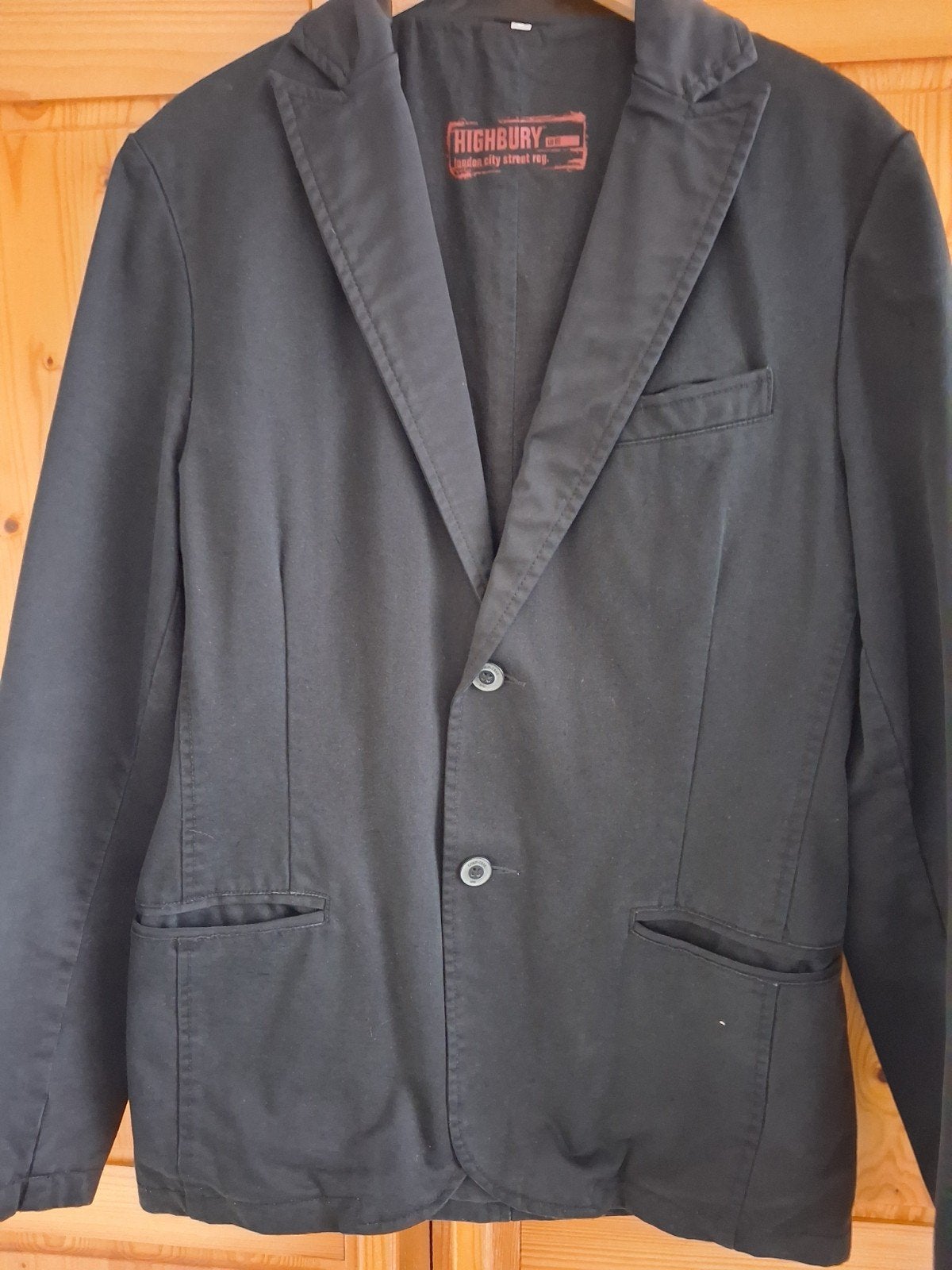 heren colbert zwart, Kleding | Heren, Ophalen, Zo goed als nieuw, Maat 48/50 (M), Zwart