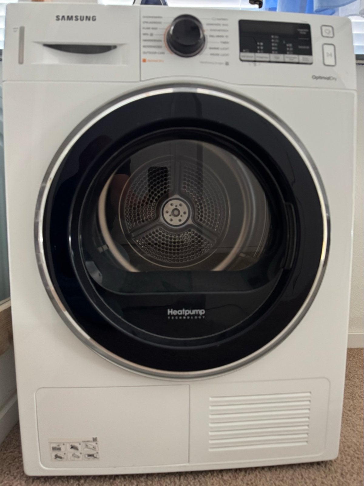 Samsung warmtepompdroger met defect, Ophalen, Overige typen, 8 tot 10 kg, Niet werkend