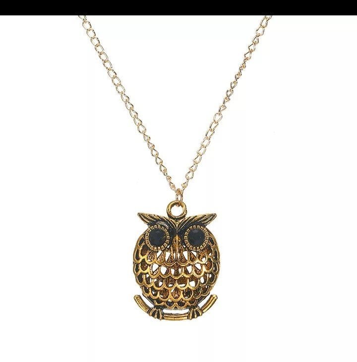 Nieuwe Uil Hanger Ketting - Vintage Stijl, Ophalen, Nieuw, Goud, Overige materialen