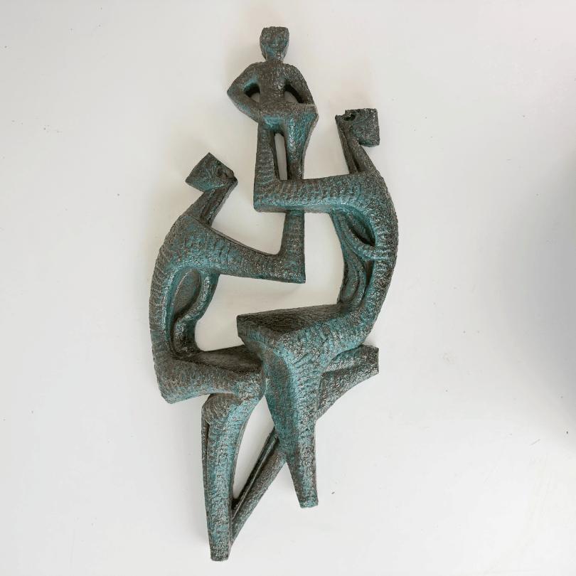 Vintage muurreliëf Joop Puntman - Ambacht Haalderen (AMHA)., Ophalen