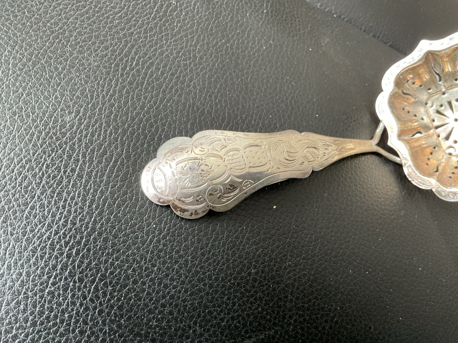 Antieke Zilveren Biedermeier Suikerstrooier uit 1858, Ophalen of Verzenden, Zilver