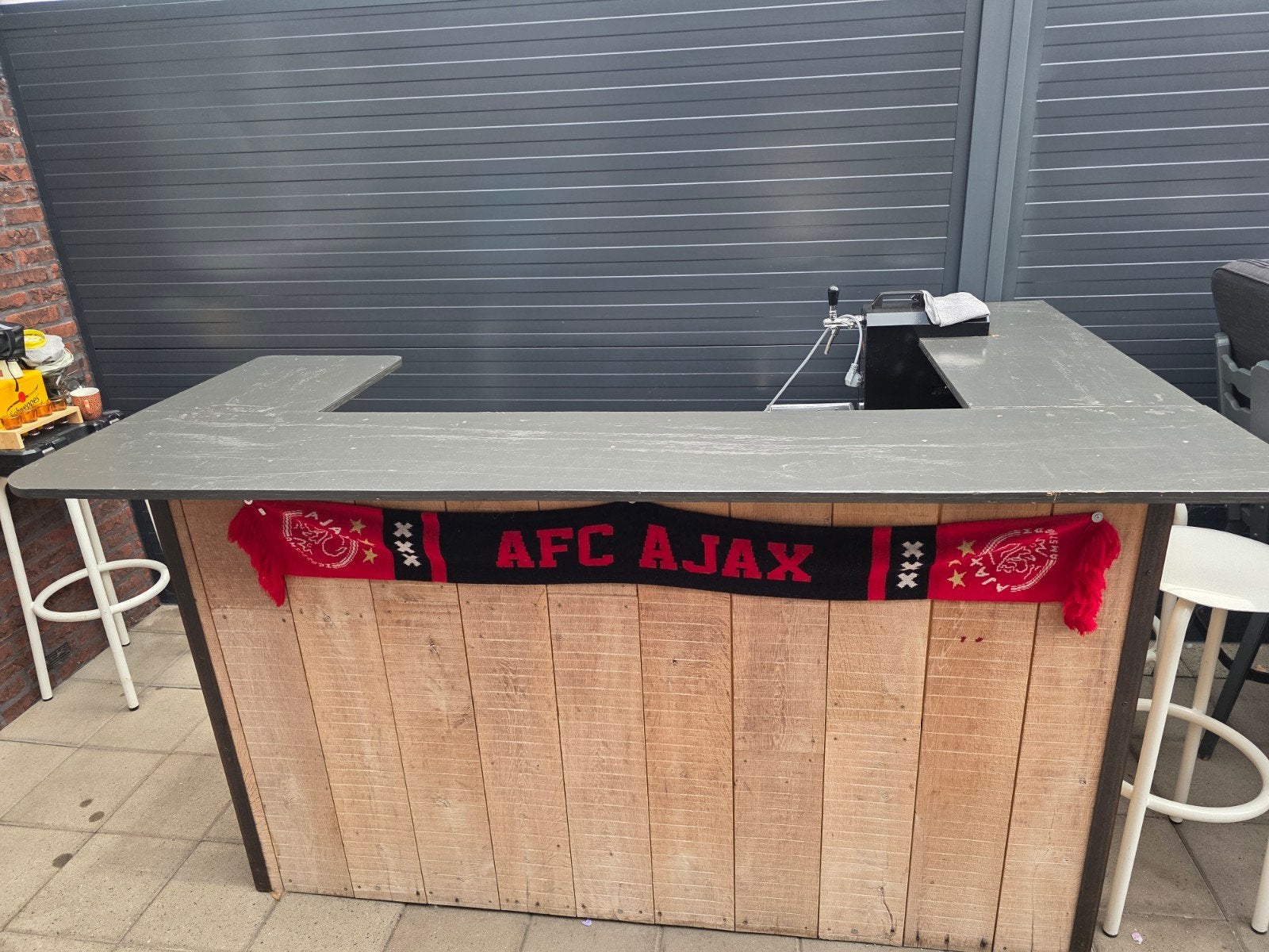Stevige bar van hout, Huis en Inrichting, Barren, Ophalen, Gebruikt