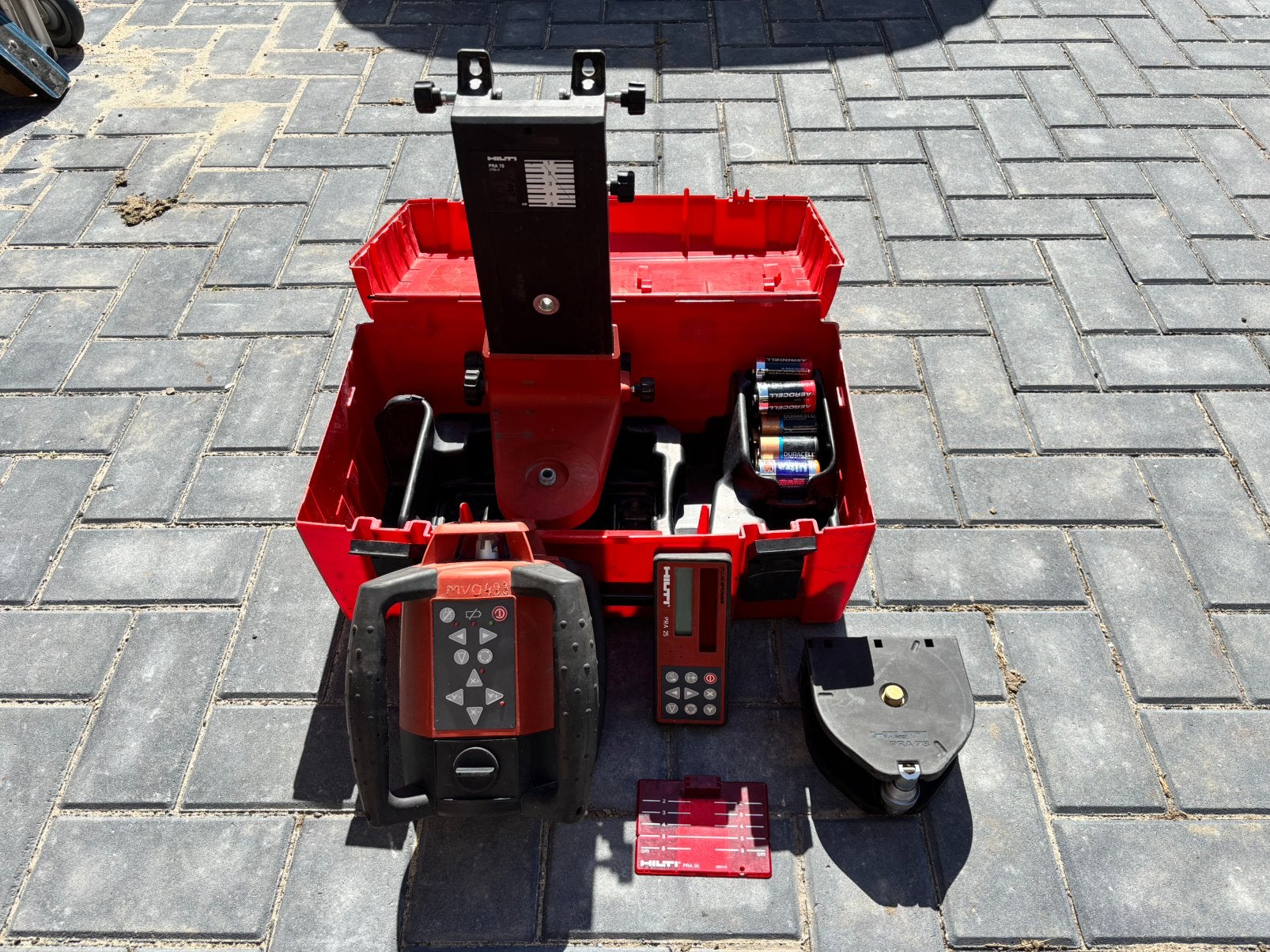 Hilti laser Rp25, Ophalen, Gebruikt, Overige typen