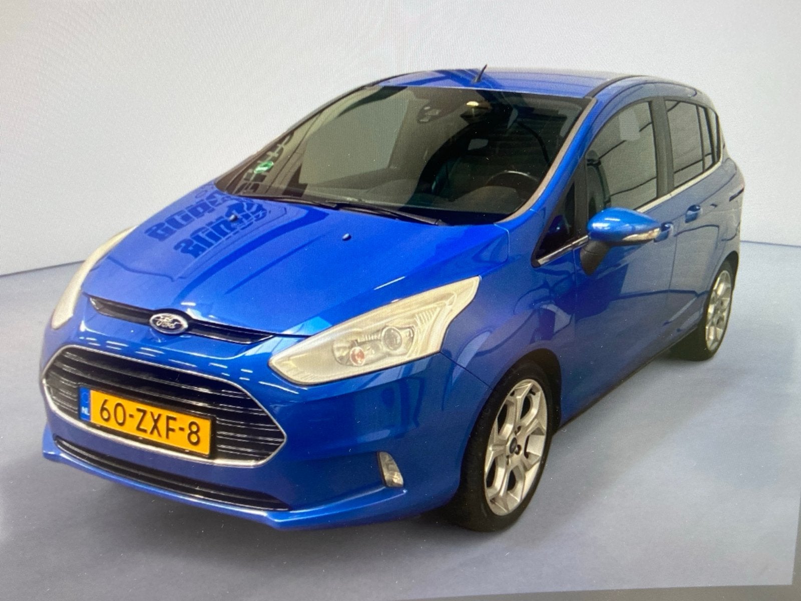 Ford B-Max 1.0 Ecoboost 74KW/100PK 2013 Blauw, Auto's, Ford, Voorwielaandrijving, 750 kg, 100 pk, Origineel Nederlands