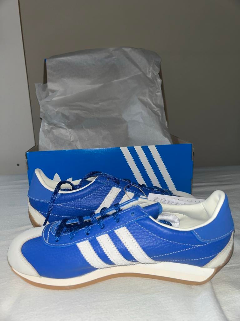 Adidas Country OG Blue/Offwhite/Silver, Kleding | Dames, Schoenen, Ophalen of Verzenden, Nieuw, Blauw