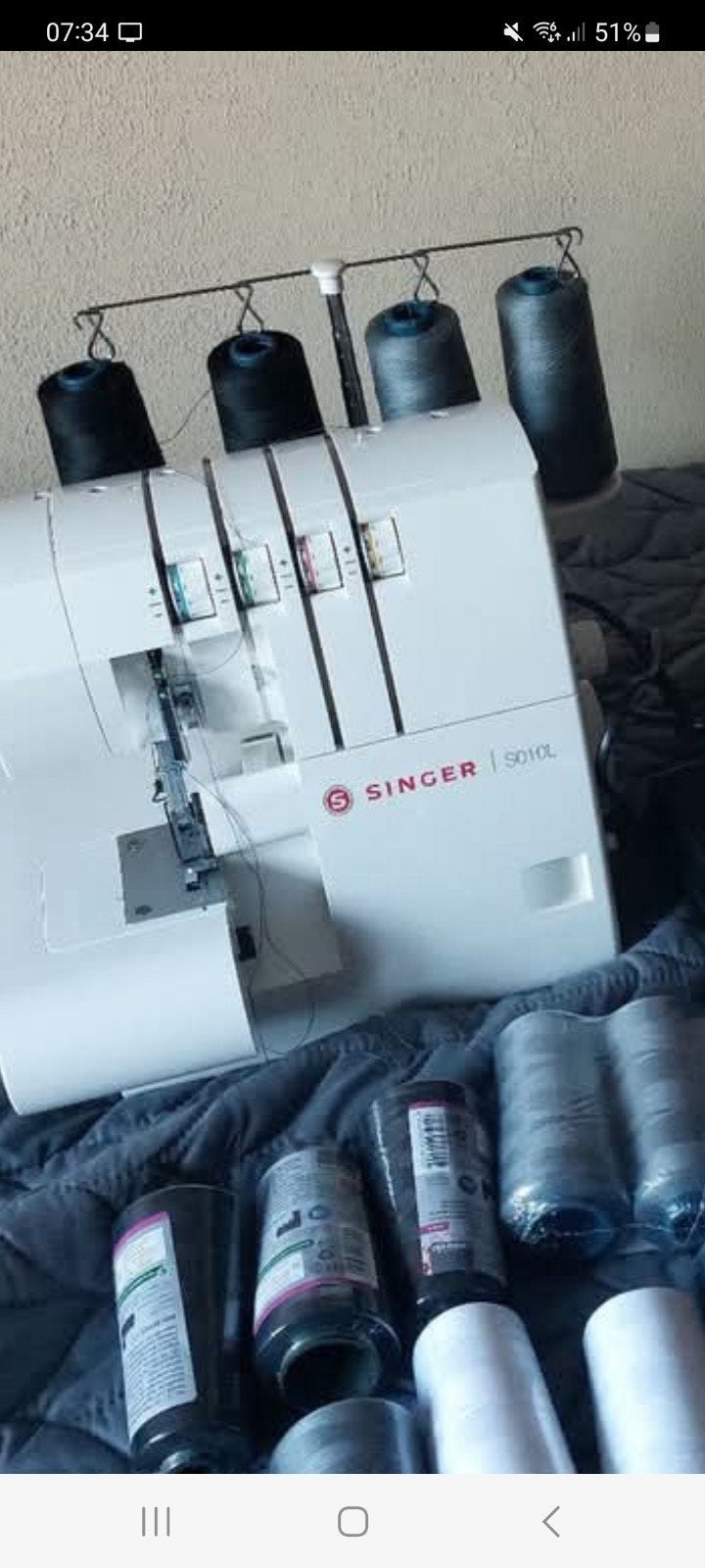 Lockmachine met accessoires, Ophalen