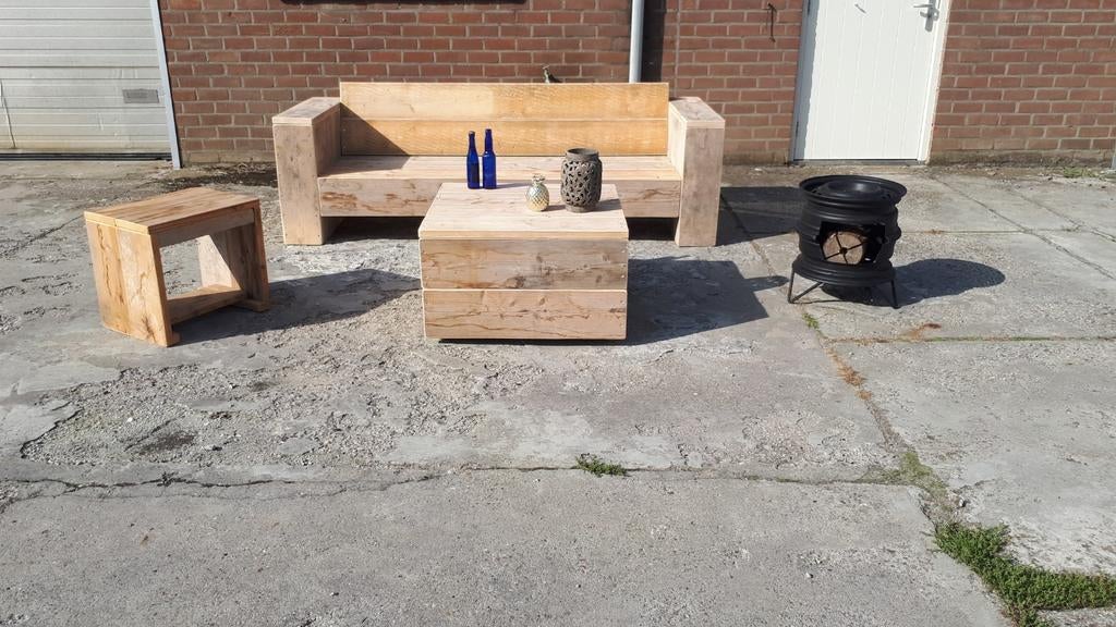 Steigerhout/douglas loungebanken tuinbank, Ophalen of Verzenden