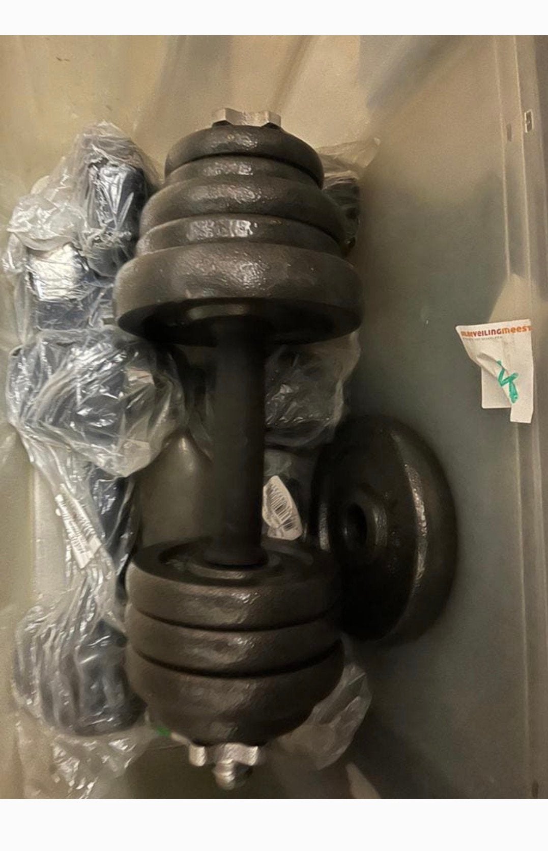 Gietijzer dumbells nieuw, Ophalen, Nieuw