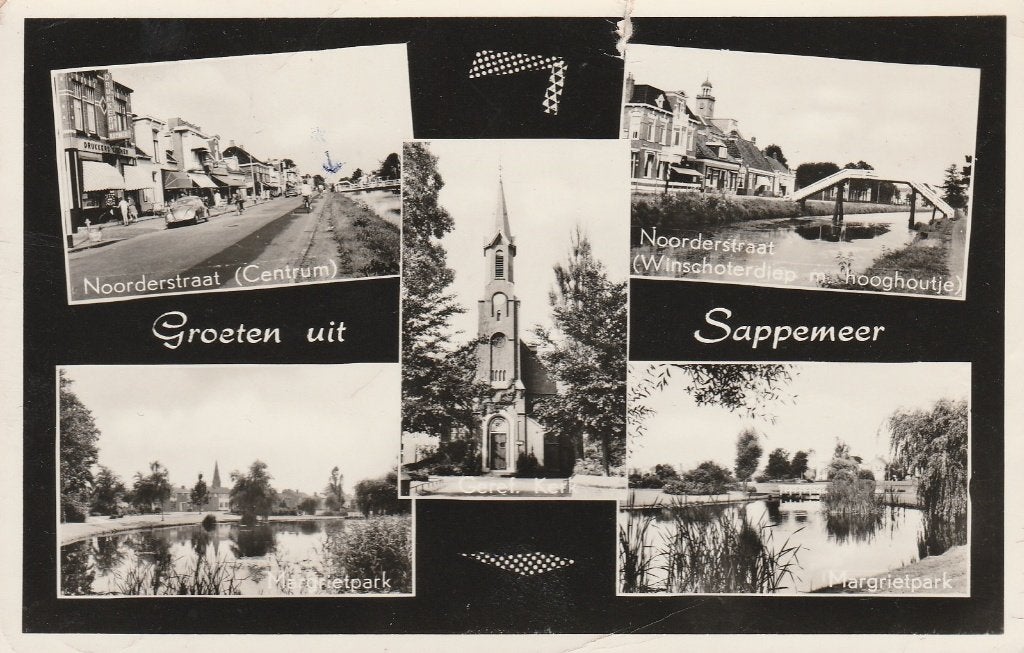 Sappemeer, Ophalen of Verzenden, 1940 tot 1960, Gelopen, Groningen