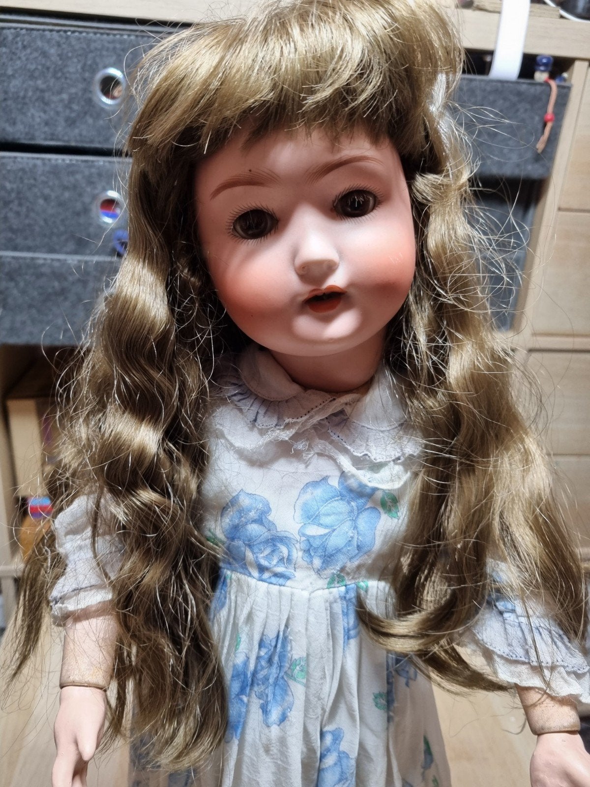 Antieke Schoenau & Hoffmeister pop uit 1909, 57 cm, Ophalen of Verzenden