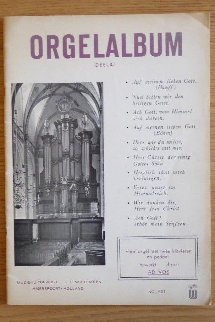 Ad Vos: Orgelalbum 4, Orgel, Gebruikt, Ophalen of Verzenden, Religie en Gospel