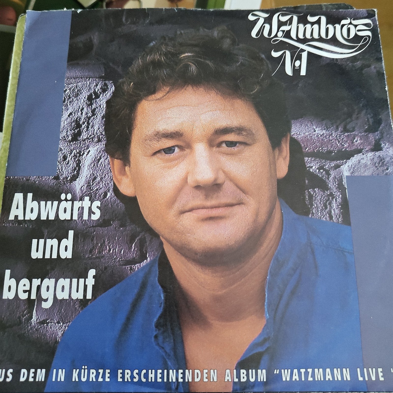 Wolfgang Ambros - Abwärts und bergauf (Single), Gebruikt, 7 inch, Ophalen of Verzenden, EP