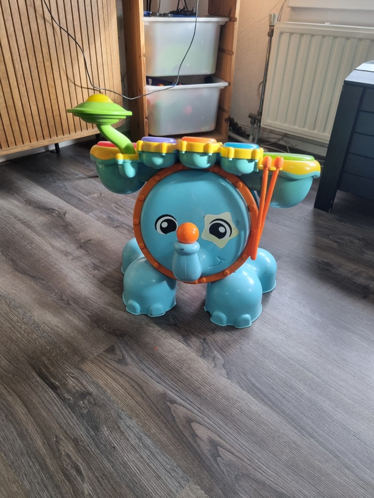 VTech Zoef Zoef Dieren Olifant Drumstel Baby Speelgoed, Ophalen, Gebruikt, Overige typen, Met geluid