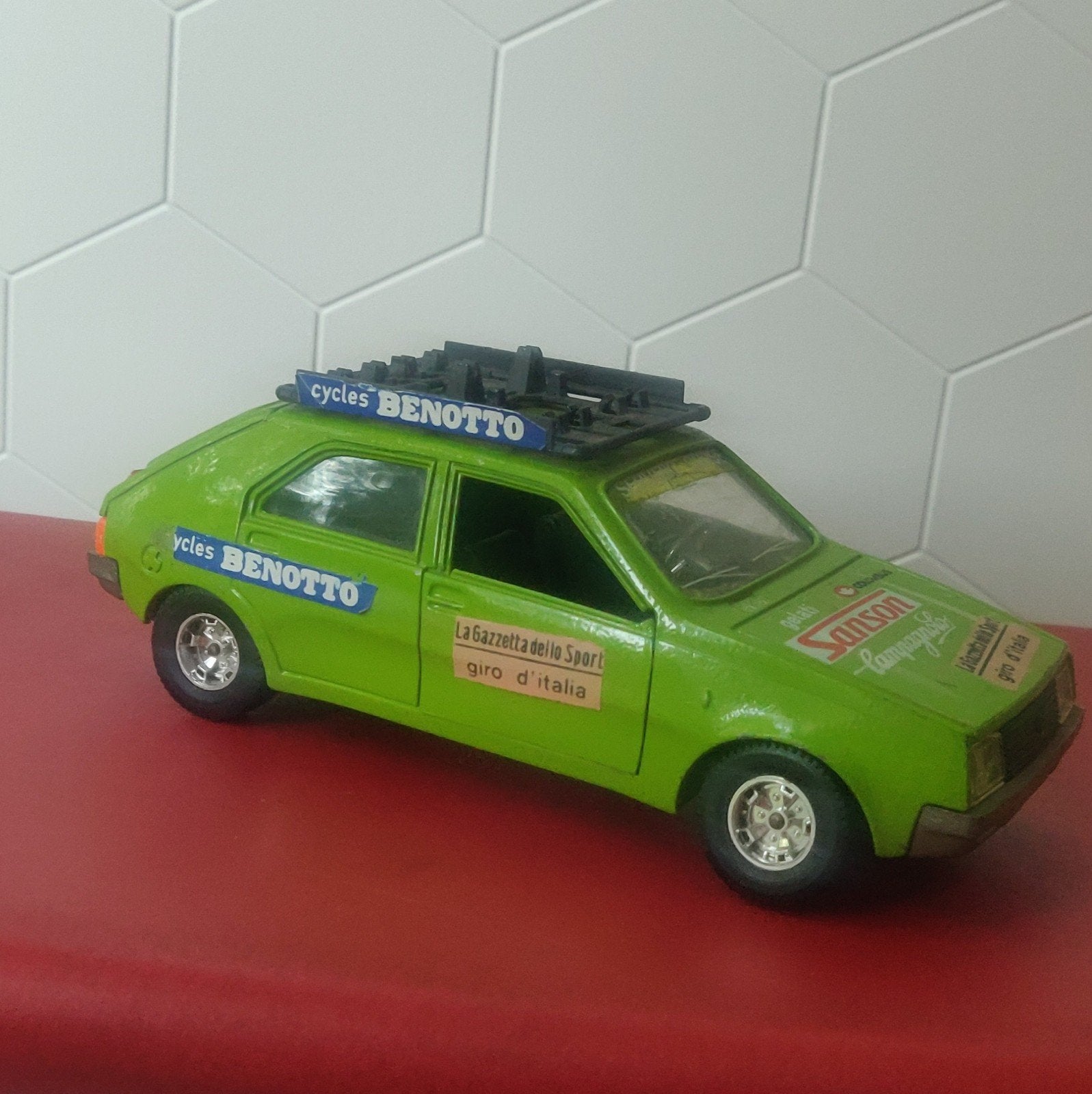 Bburago Renault 14 TL Giro d'Italia, Ophalen of Verzenden, Gebruikt, Auto, Bburago