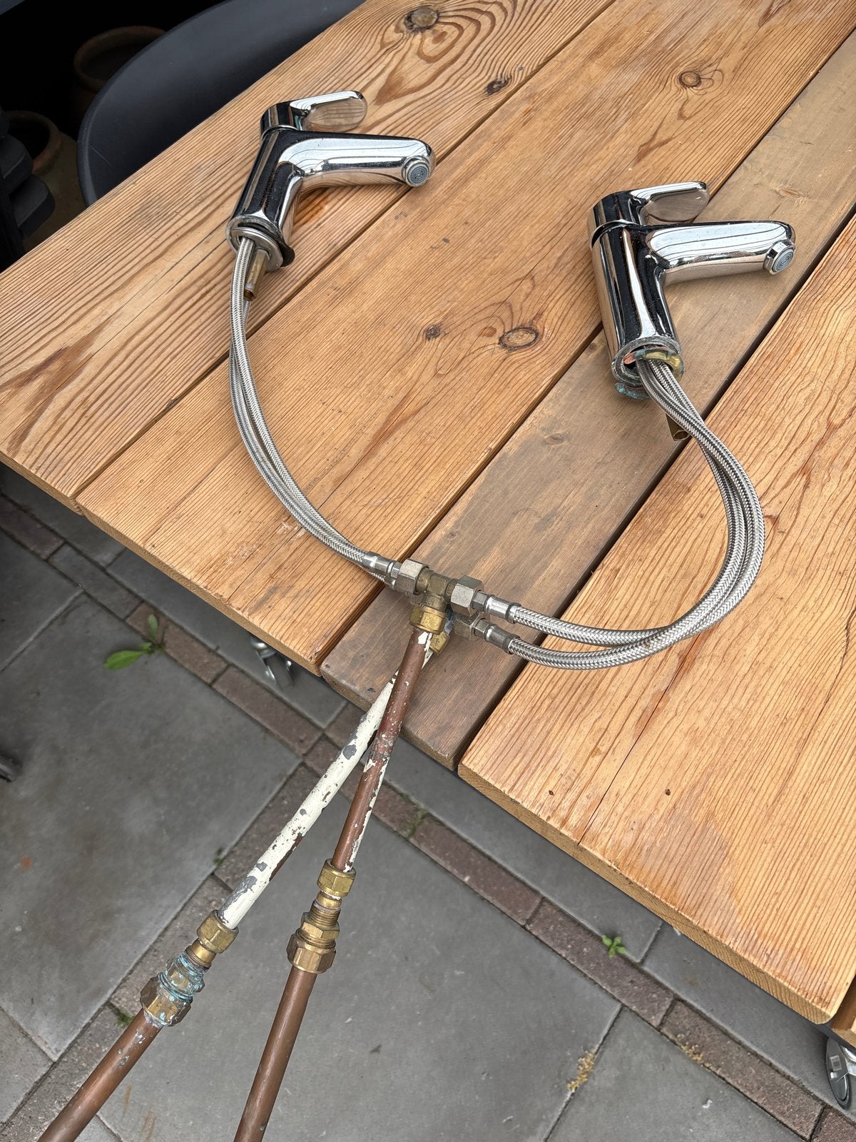 Hansgrohe kranen chroom, Ophalen of Verzenden, Gebruikt, Chroom, Kraan